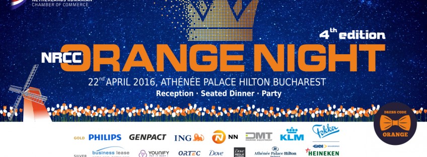 NRCC Orange Night 2016 – meet, eat & party with the Dutch!